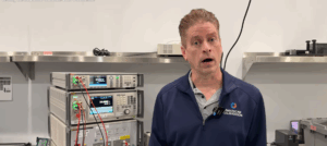 Calibration lab setup showing precision instruments used for electrical and pressure calibration services.